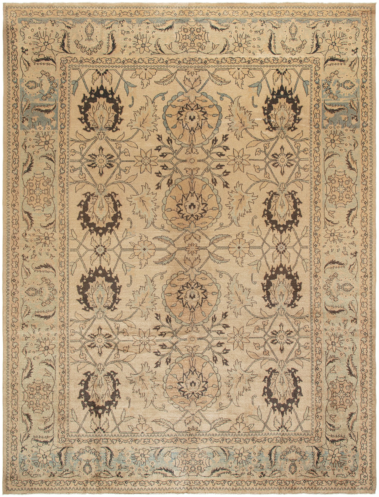 Donegal Wool Rug Hand-knotted in Persia