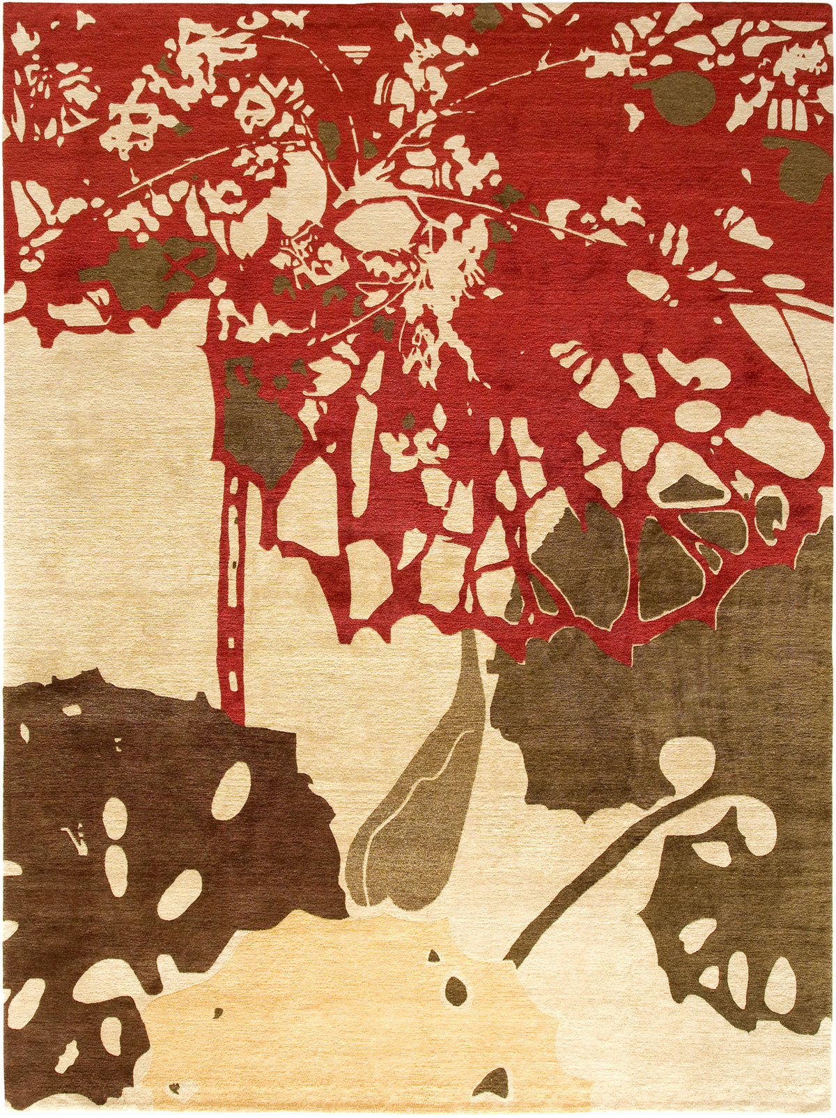 Highlands Wool and Silk Hand-Knotted in Nepal