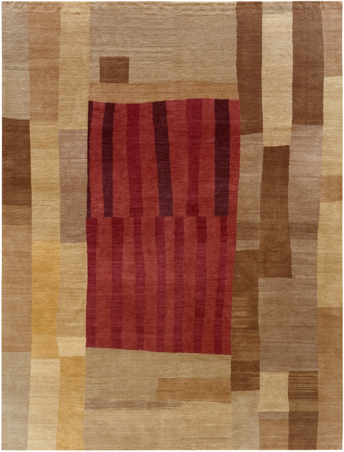 Planks Wool Hand-knotted in Nepal