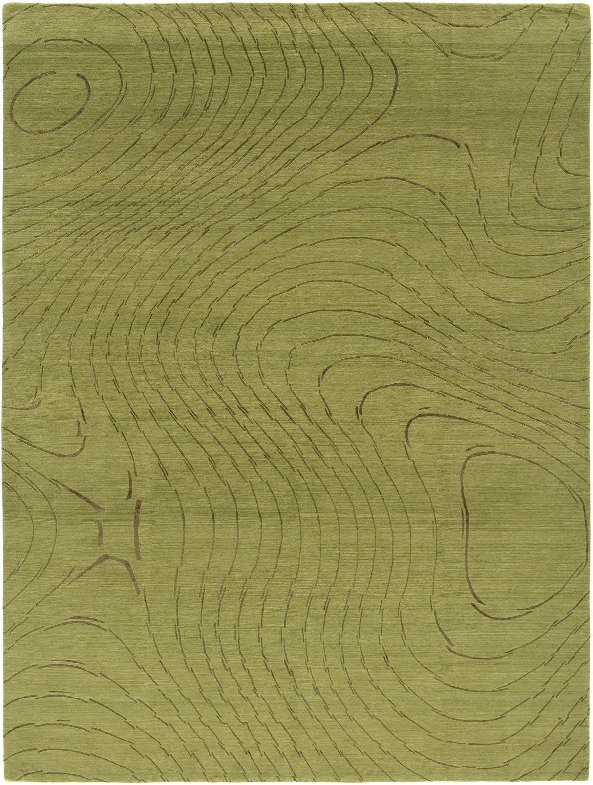 Riviera Wool and Silk Rug Hand-knotted in Nepal