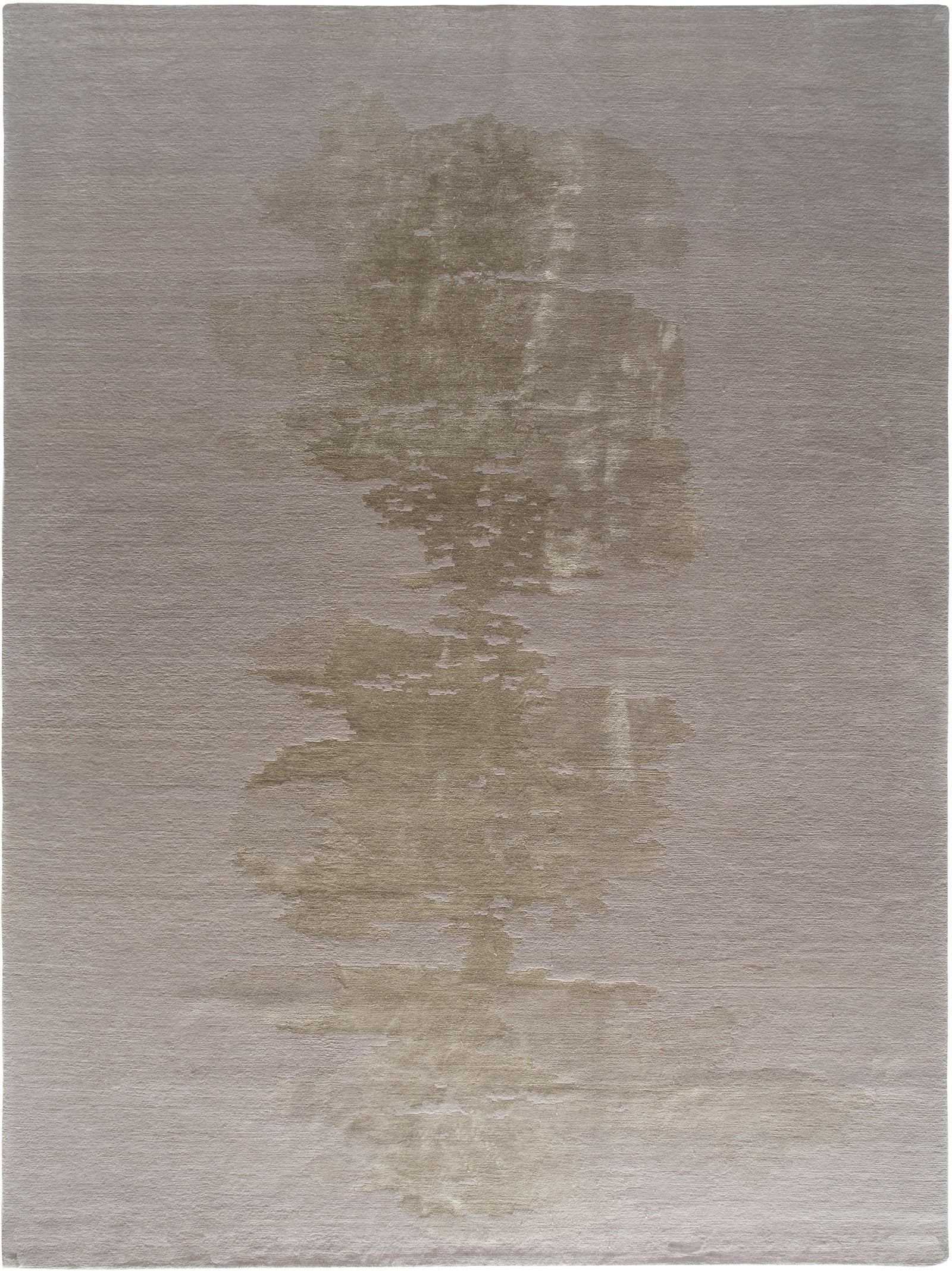 Spill Wool and Silk Rug Hand-knotted in Nepal