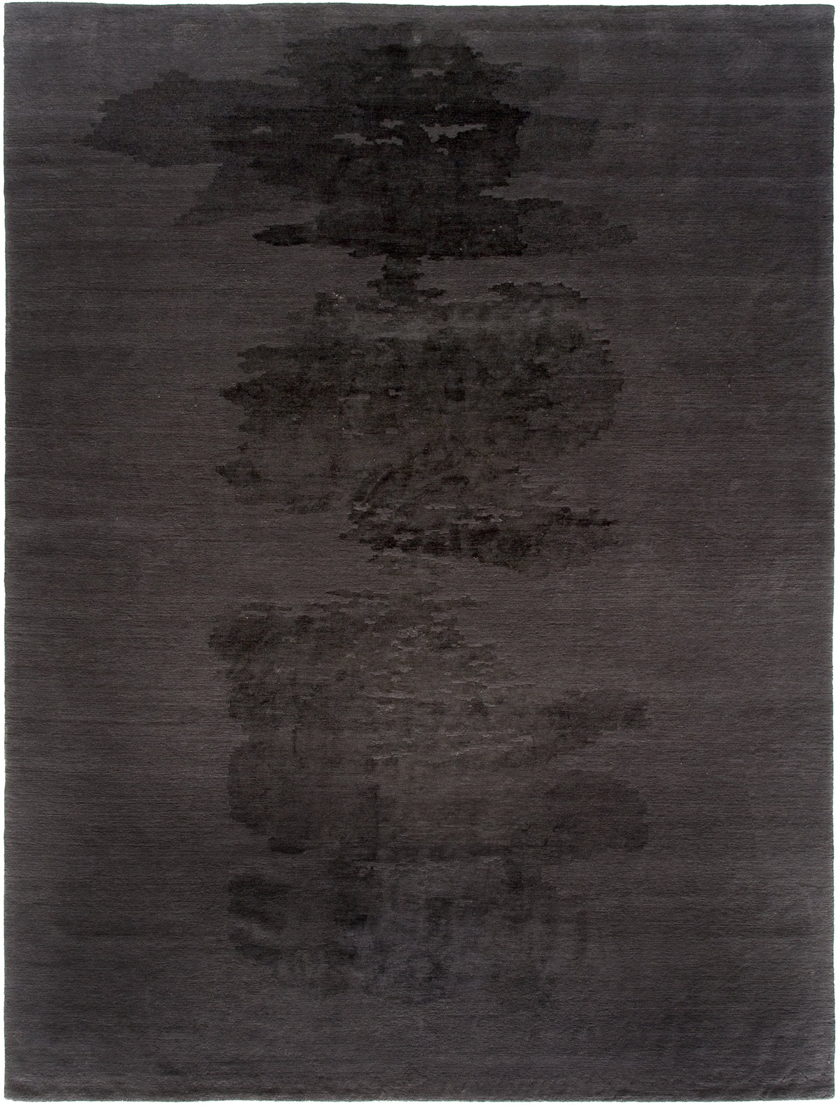 Spill Wool and Silk Rug Hand-knotted in Nepal