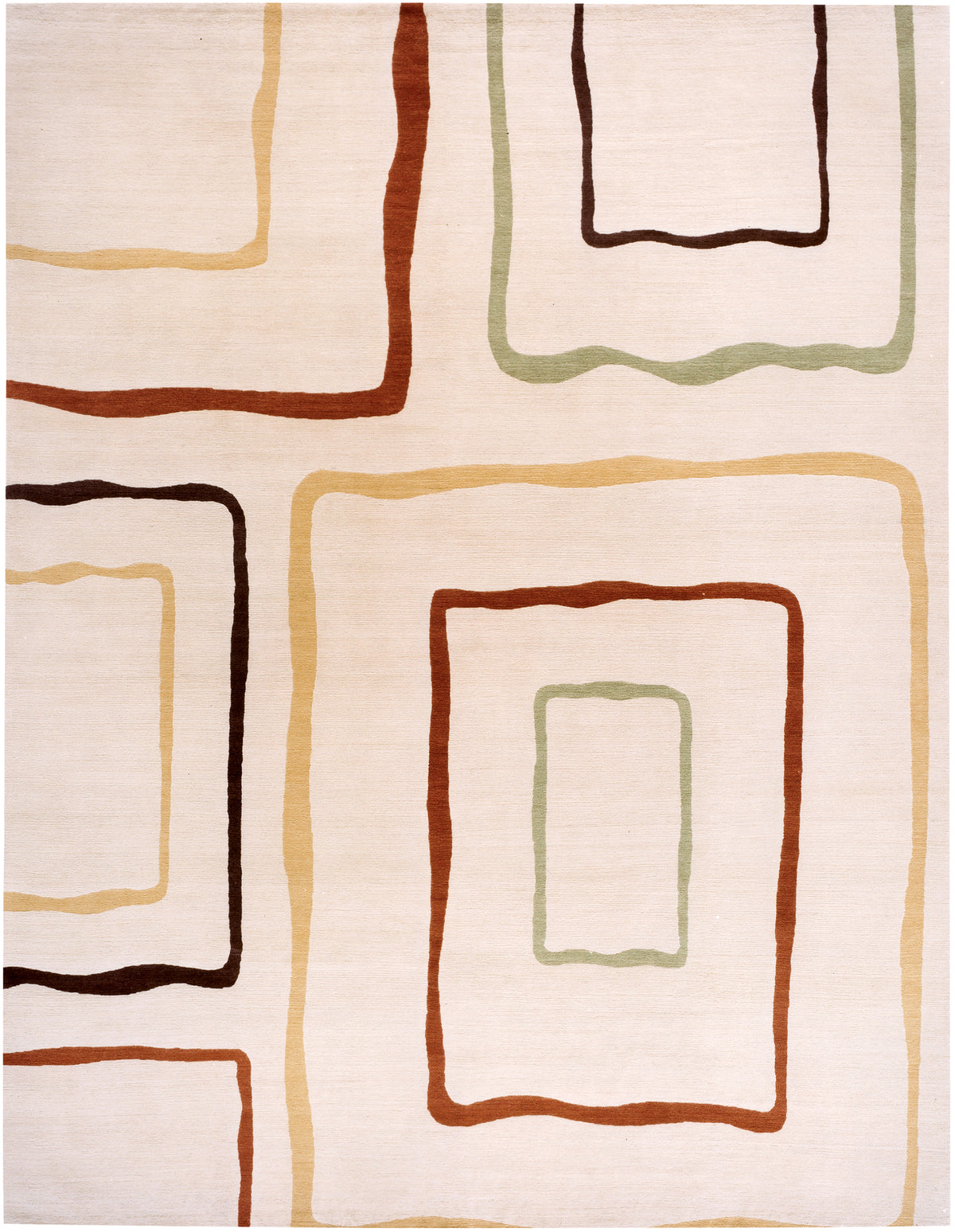 Stacks Wool & Silk Hand-knotted in Nepal