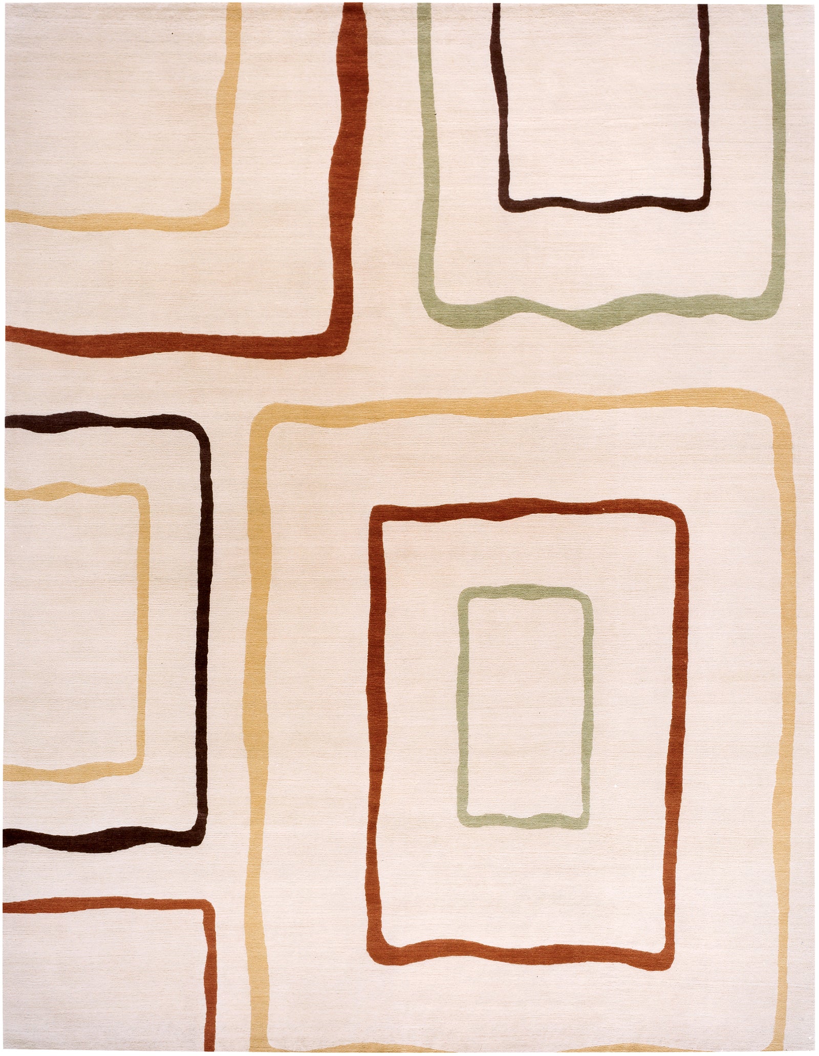 Stacks Wool & Silk Hand-knotted in Nepal