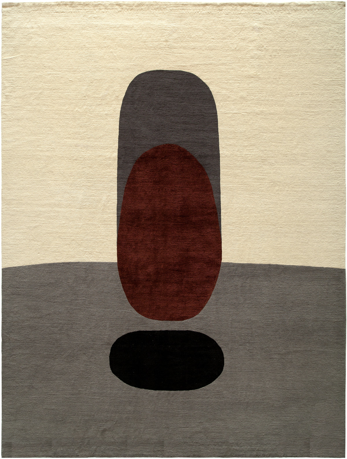 Stonehenge 9' x 12' Wool & Silk Rug Hand-knotted in Nepal