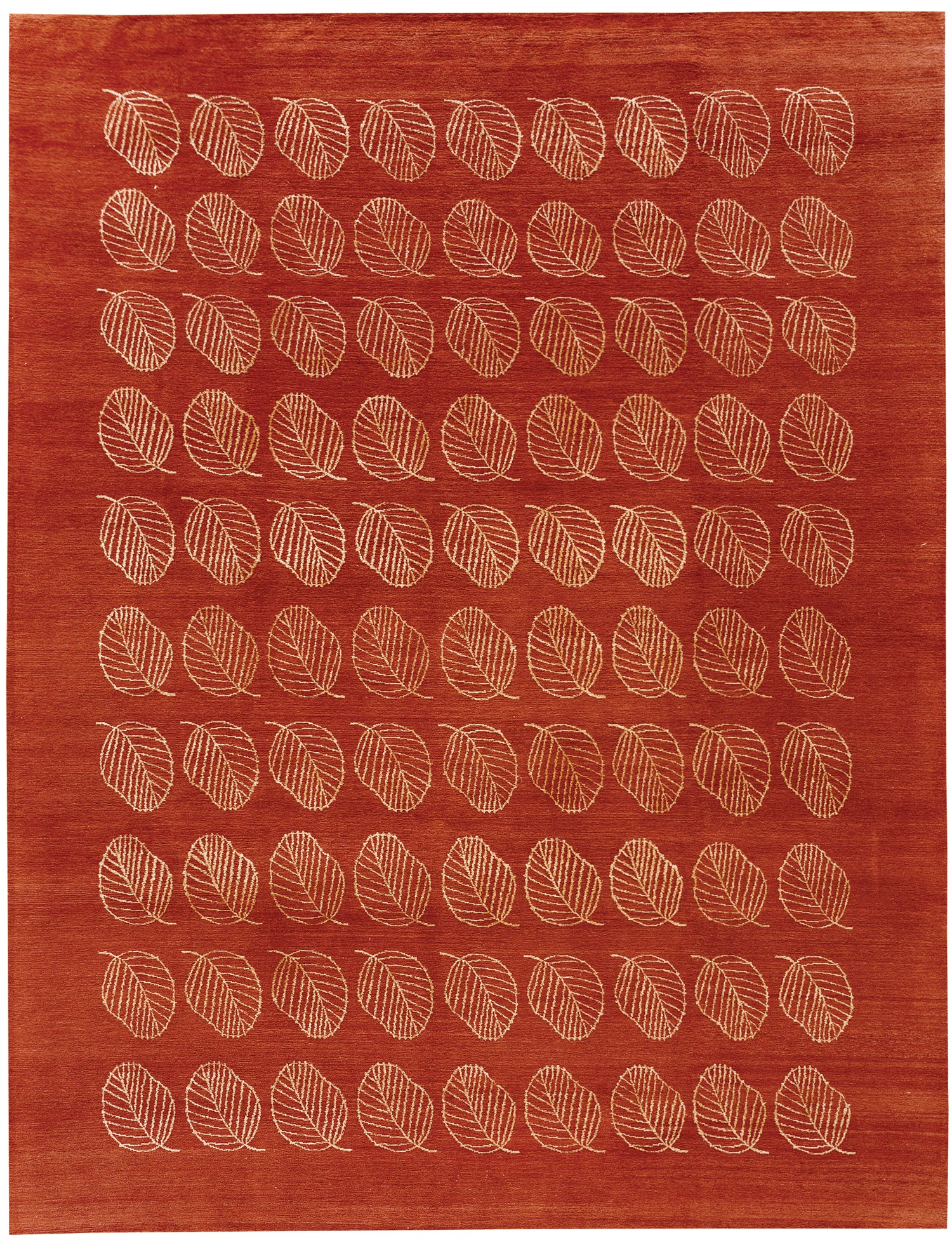 Vermont 9' x 12' Wool and Silk Rug Hand-knotted in Nepal