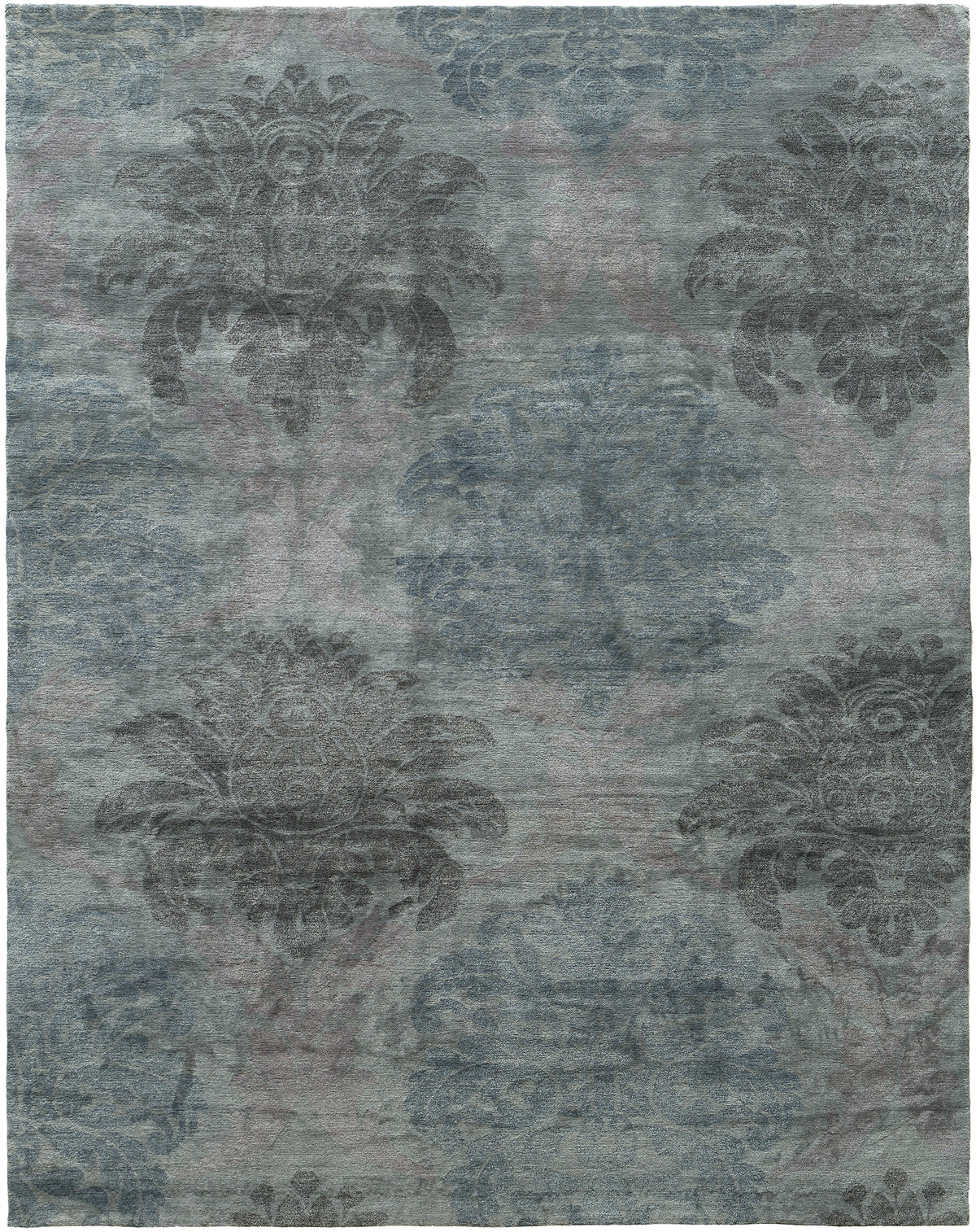 Verona Wool and Silk Rug Hand-knotted in Nepal