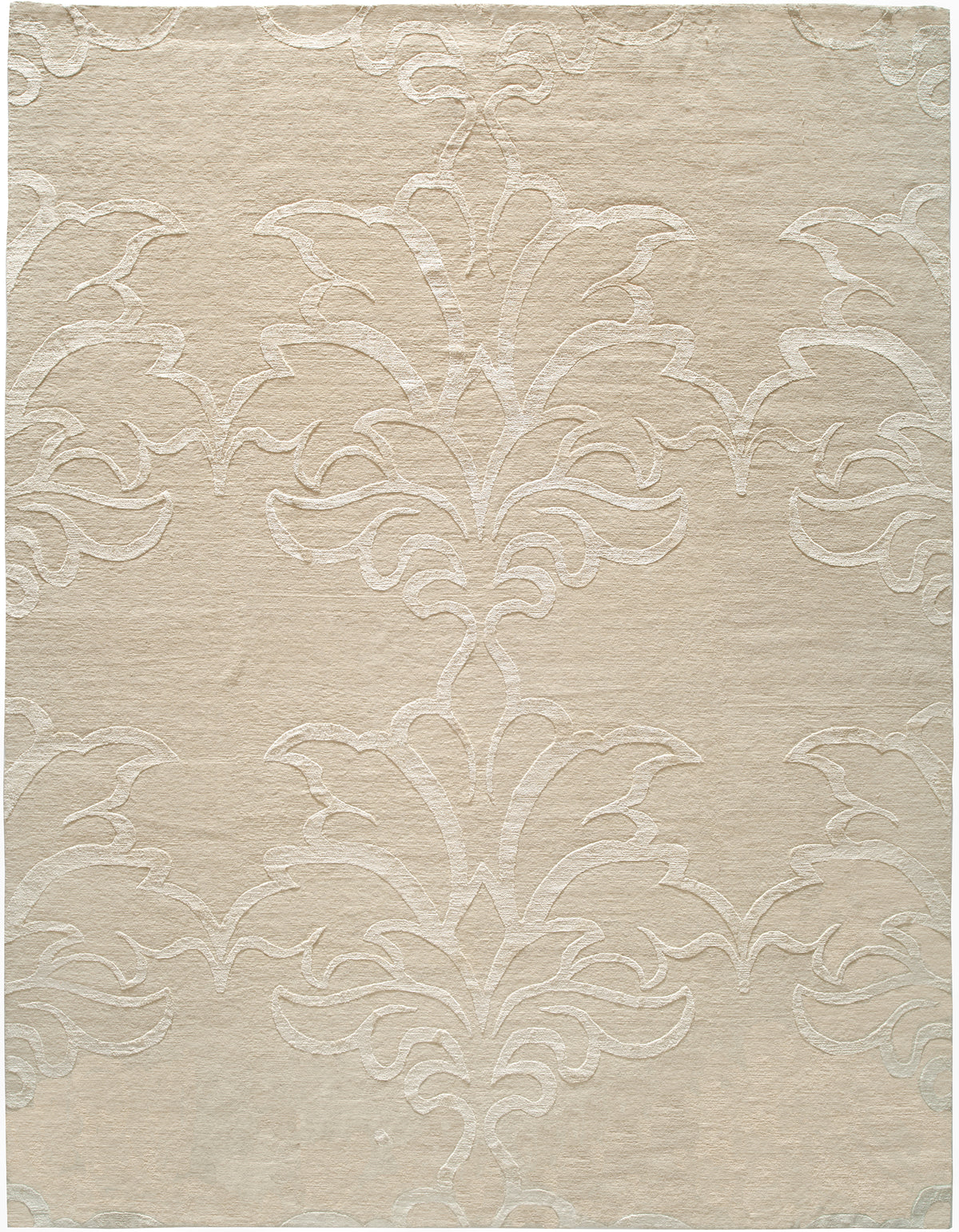 Windsor Wool and Silk Rug Hand-knotted in Nepal