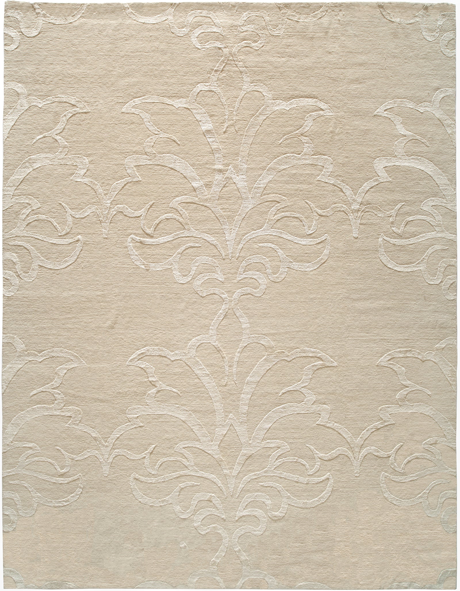 Windsor Wool and Silk Rug Hand-knotted in Nepal