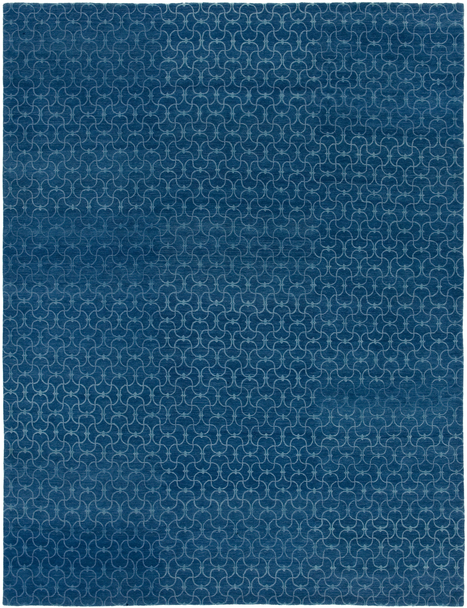 Zali Wool and Silk Rug Hand-knotted in Nepal